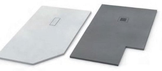 Douchebak Cabana Volledig Zaagbaar 120x90x3cm Wit - Luxurysanitair