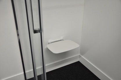Klea Douche-Stoel Wandmontage Opklapbaar Wit - Luxurysanitair