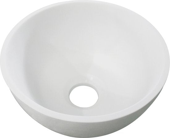 Diamond Line Lora Fonteinset Links Mat Wit Rechthoek 40x21.3x10cm Incl. Waskom Mat Wit - Luxurysanitair