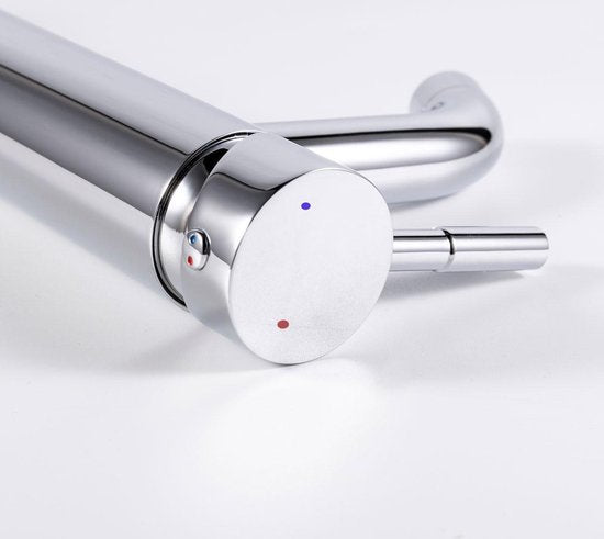 Wastafelkraan Rocco Opbouw Hoog Rond - Luxurysanitair