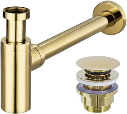 REA Wastafelsifon met Afvoerplug - Luxurysanitair