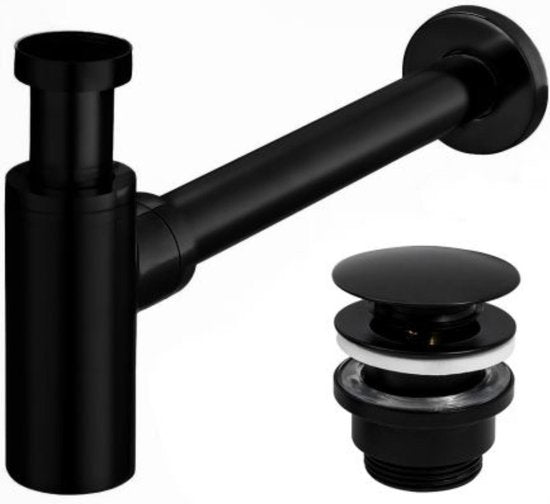 REA Wastafelsifon met Afvoerplug - Luxurysanitair