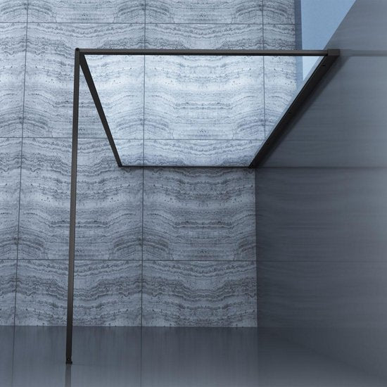 Diamond Line Bailey Inloopdouche / Douchewand - 100x200  Helder Glas - 8mm Veiligheidsglas - Luxurysanitair