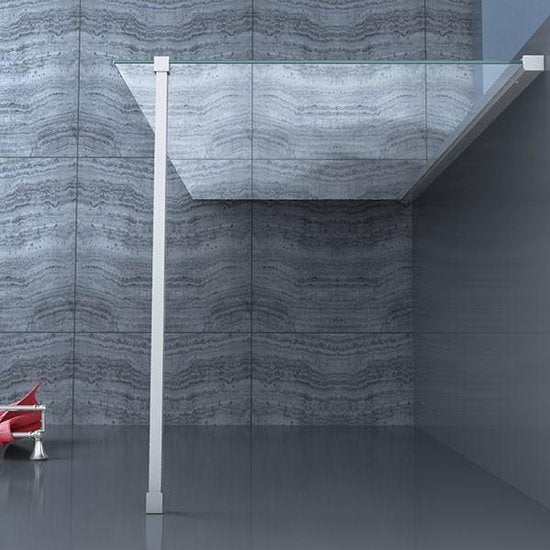 Diamond Line Nano - Inloopdouche / Douchewand Chroom Profiel  Antikalk  Helder Glas - Luxurysanitair