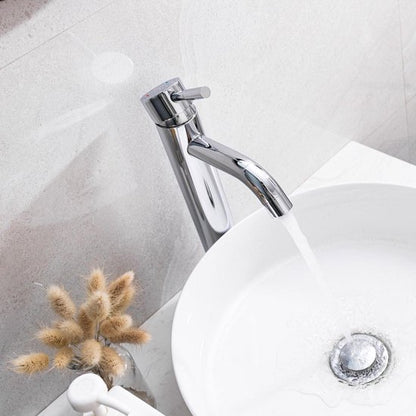 Wastafelkraan Rocco Opbouw Hoog Rond - Luxurysanitair