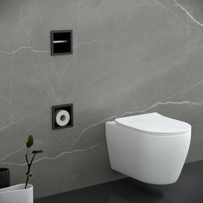 Inbouw Reserve- en Toiletrolhouder - Luxurysanitair