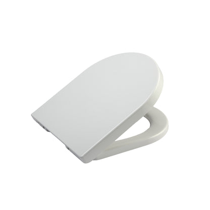 ALONI PREMIUM WC-ZITTING - SOFT CLOSE - QUICK RELEASE - TOPFIX - DUROPLAST - RVS SCHARNIEREN - GLANZEND WIT