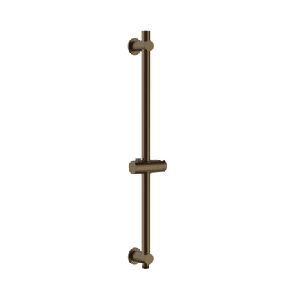 UNIFORMA DOUCHEGLIJSTANG - MET WATERAANSLUITING - 69 CM - BRUIN BRONS (PVD)