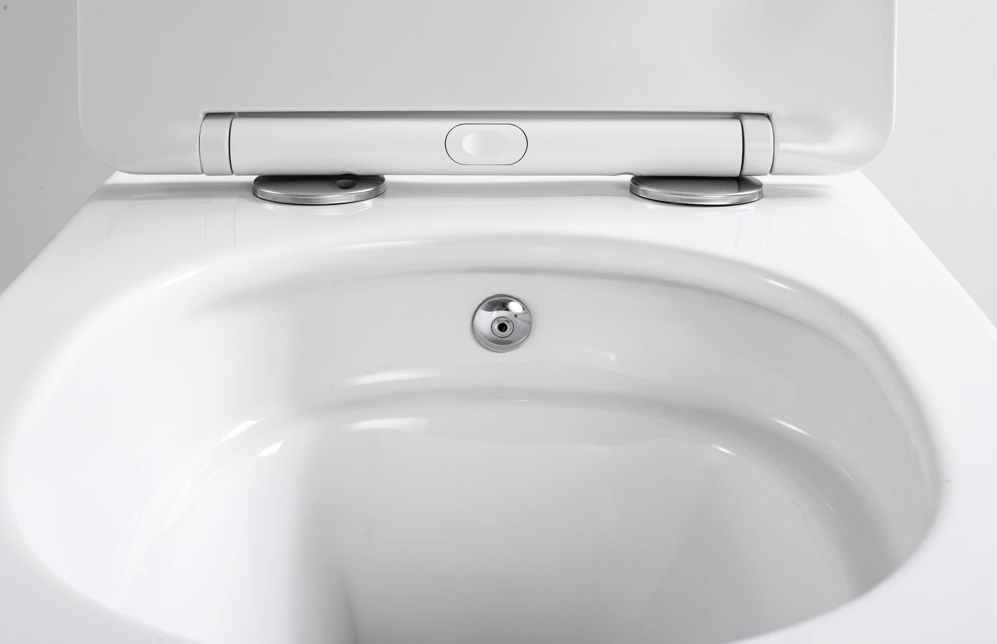 ALONI PRO HANGTOILET MET BIDET - TORNADO FLUSH - RANDLOOS - MET BIDETKRAAN KOUD EN WARM WATER - MET ZITTING - 52,5CM - GLANZEND WIT