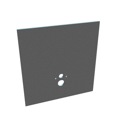 BOUW- EN ISOLATIEPLAAT HANGTOILET - WATERDICHT - XPS - 1200X1300X20MM - GRIJS