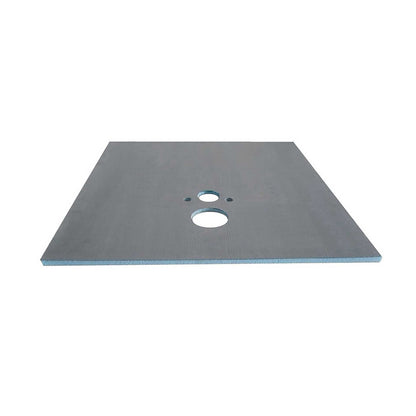 Bouw en Isolatieplaat Hangtoilet Waterdicht 1200x1300x20mm - Grijs - Luxurysanitair