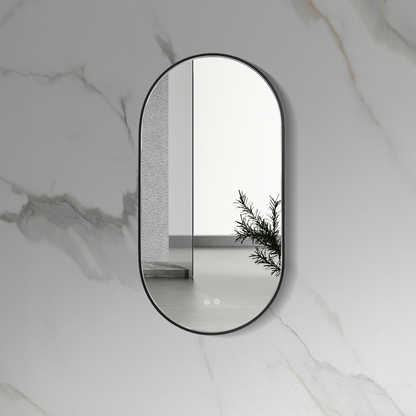 Aloni Avalo Spiegel Kleurtemperatuur LED 3500-6500K - 50x100cm - Luxurysanitair
