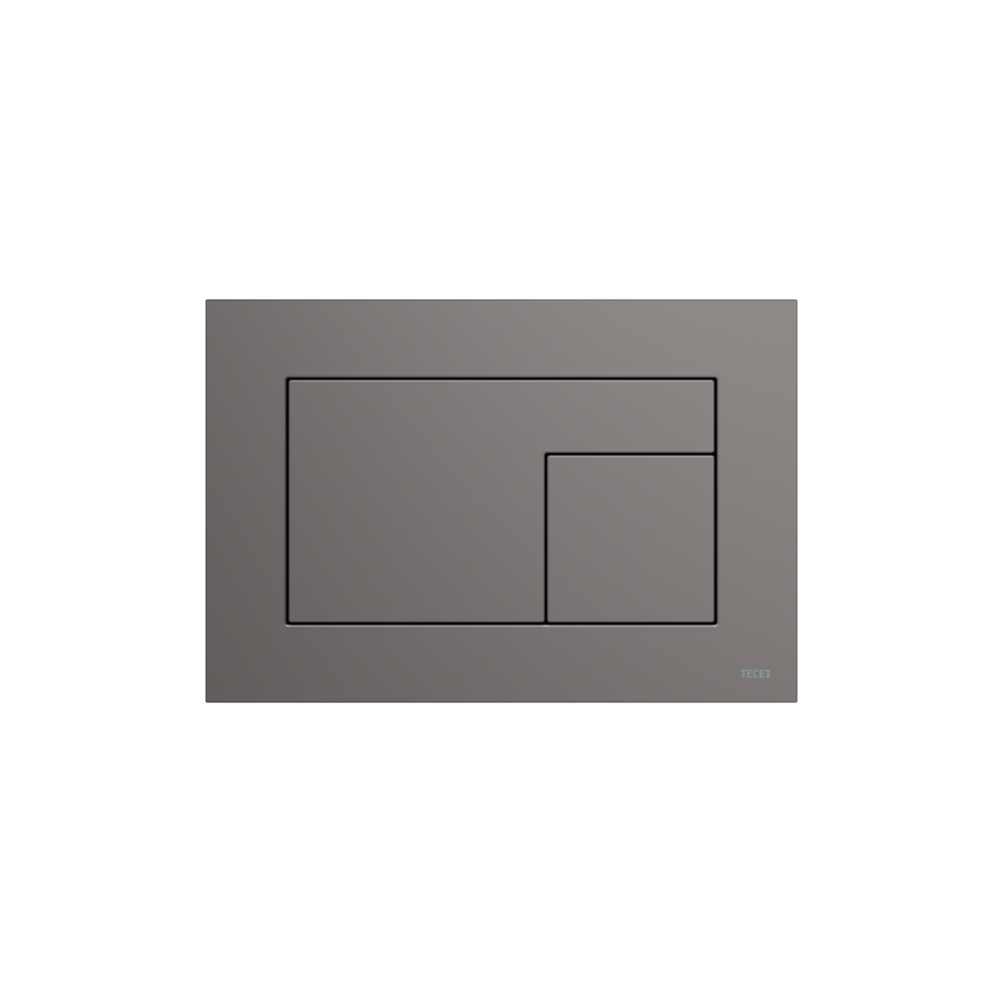 Tecevelvet WC-Bedieningsplaat Voor Duospoeltechniek - Luxurysanitair