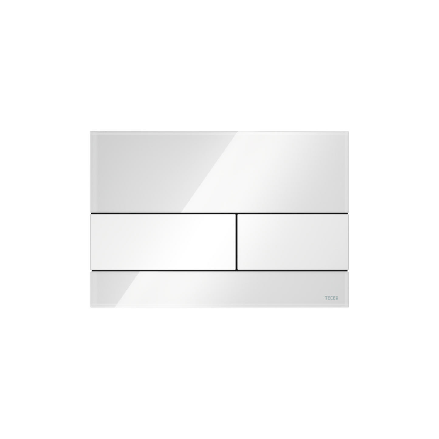 Tecesquare WC-Bedieningsplaat Van Glas Voor Duospoeltechniek - Luxurysanitair