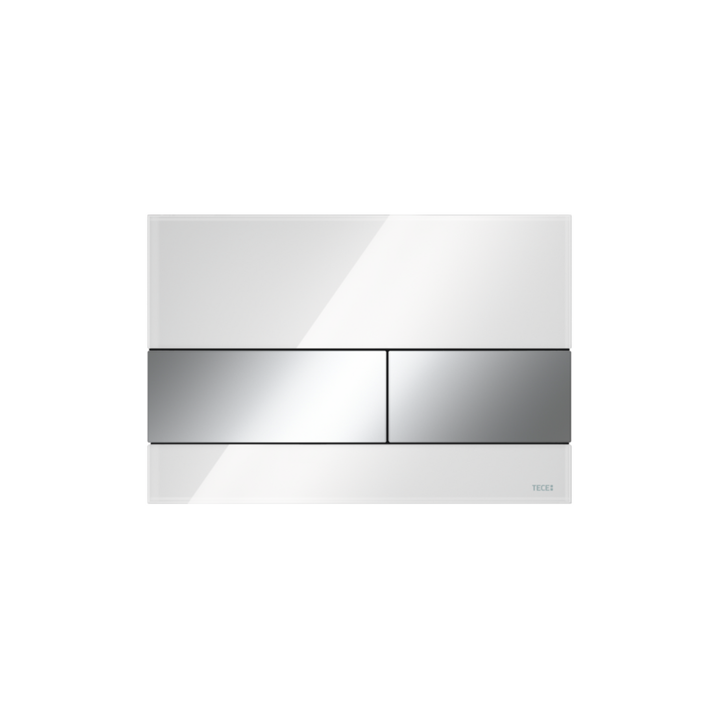 Tecesquare WC-Bedieningsplaat Van Glas Voor Duospoeltechniek - Luxurysanitair