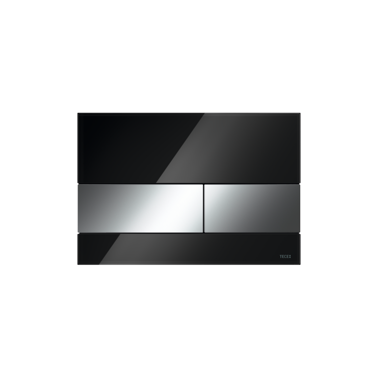 Tecesquare WC-Bedieningsplaat Van Glas Voor Duospoeltechniek - Luxurysanitair