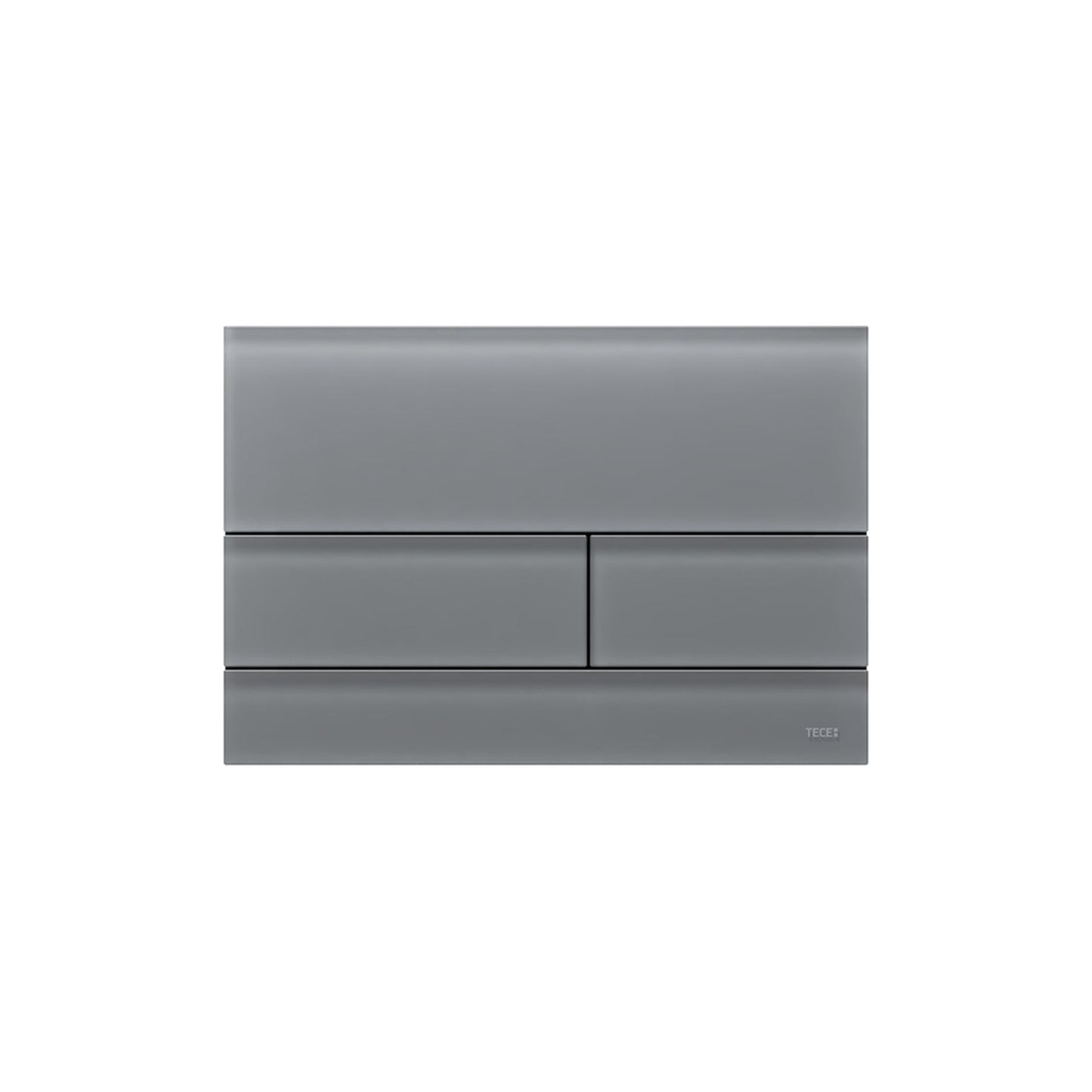 Tecesquare II WC-Bedieningsplaat Van Glas Voor Duospoeltechniek - Luxurysanitair