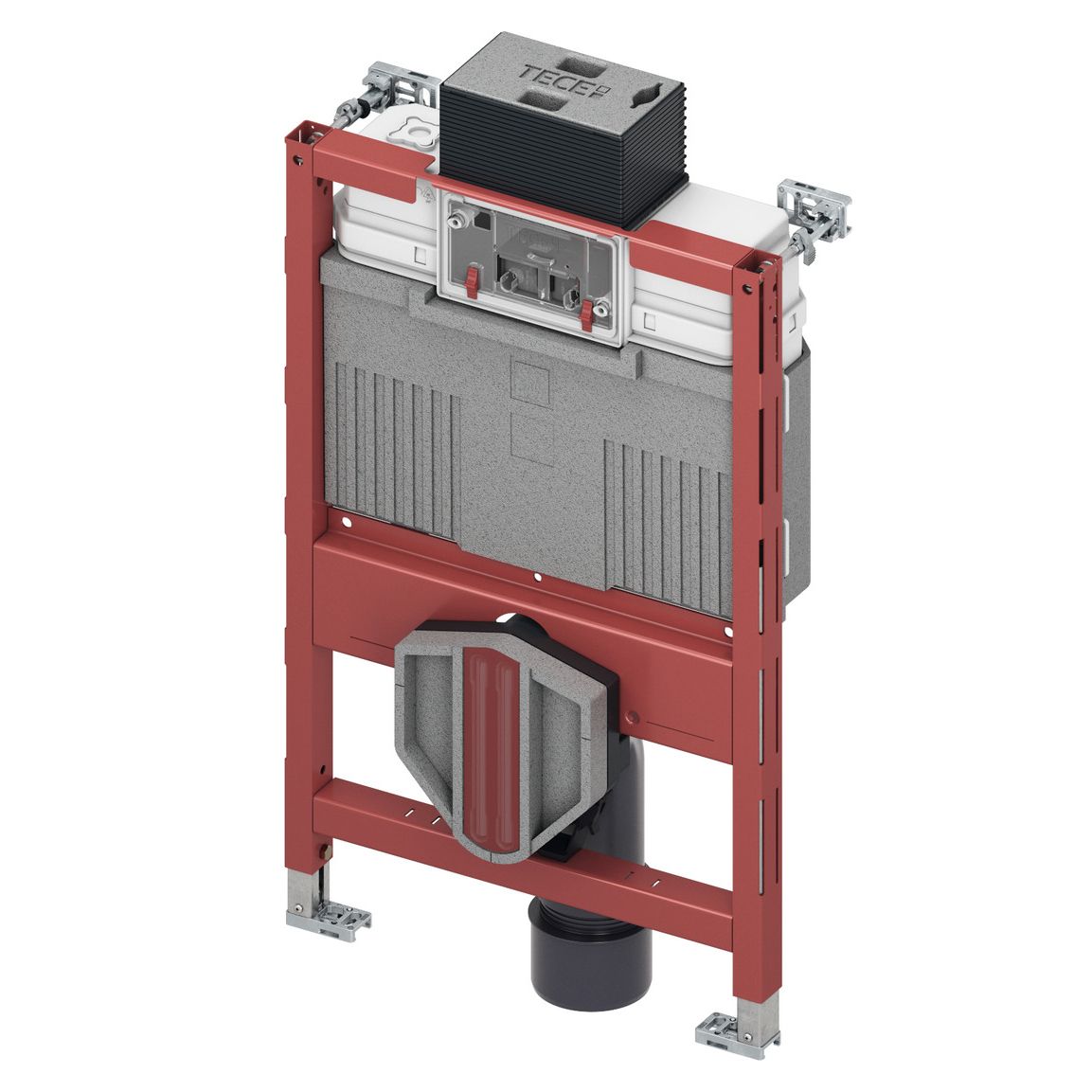 Teceprofil WC-Inbouwframe Met Uni-Spoelkast Bouwhoogte 820mm - Luxurysanitair