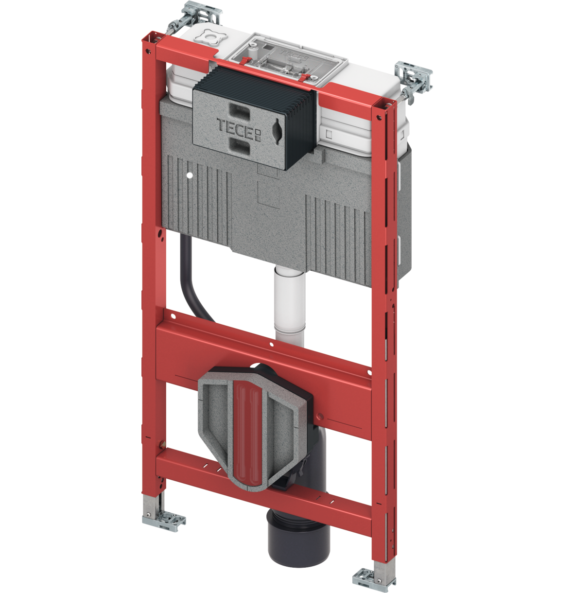 Teceprofil WC-Inbouwframe Met Uni-Spoelkast Bouwhoogte 980mm - Luxurysanitair