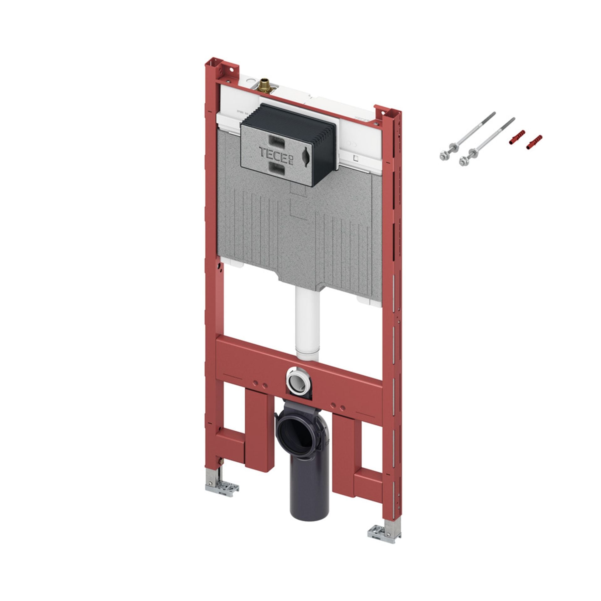 Teceprofil WC-Inbouwframe Met Octa II Spoelkast, 8cm , Bouwhoogte 1120mm - Luxurysanitair