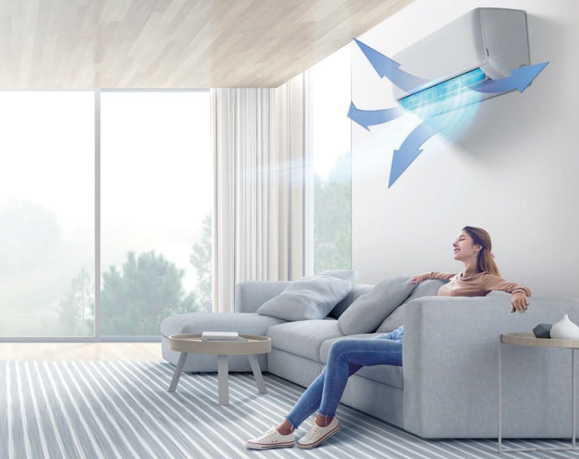 Aux Multi Split Airconditioner Binnenunit - 7000BTU - 2KW - Wit - R32 - Koelen en Verwarmen - Luxurysanitair