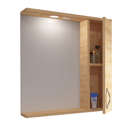 Aleco Spiegel Met Kast (65cm) - Safir - Luxurysanitair