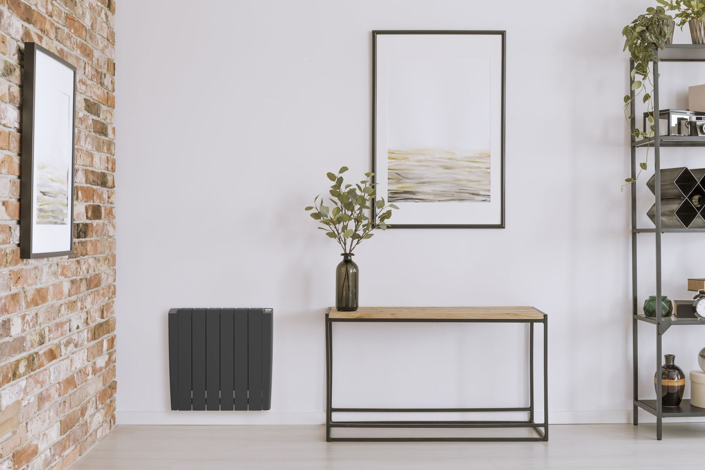 Elektrische Radiator Muur Aluminium Met Stekker en Afstandsbediening 2000W-580x1080mm - Luxurysanitair