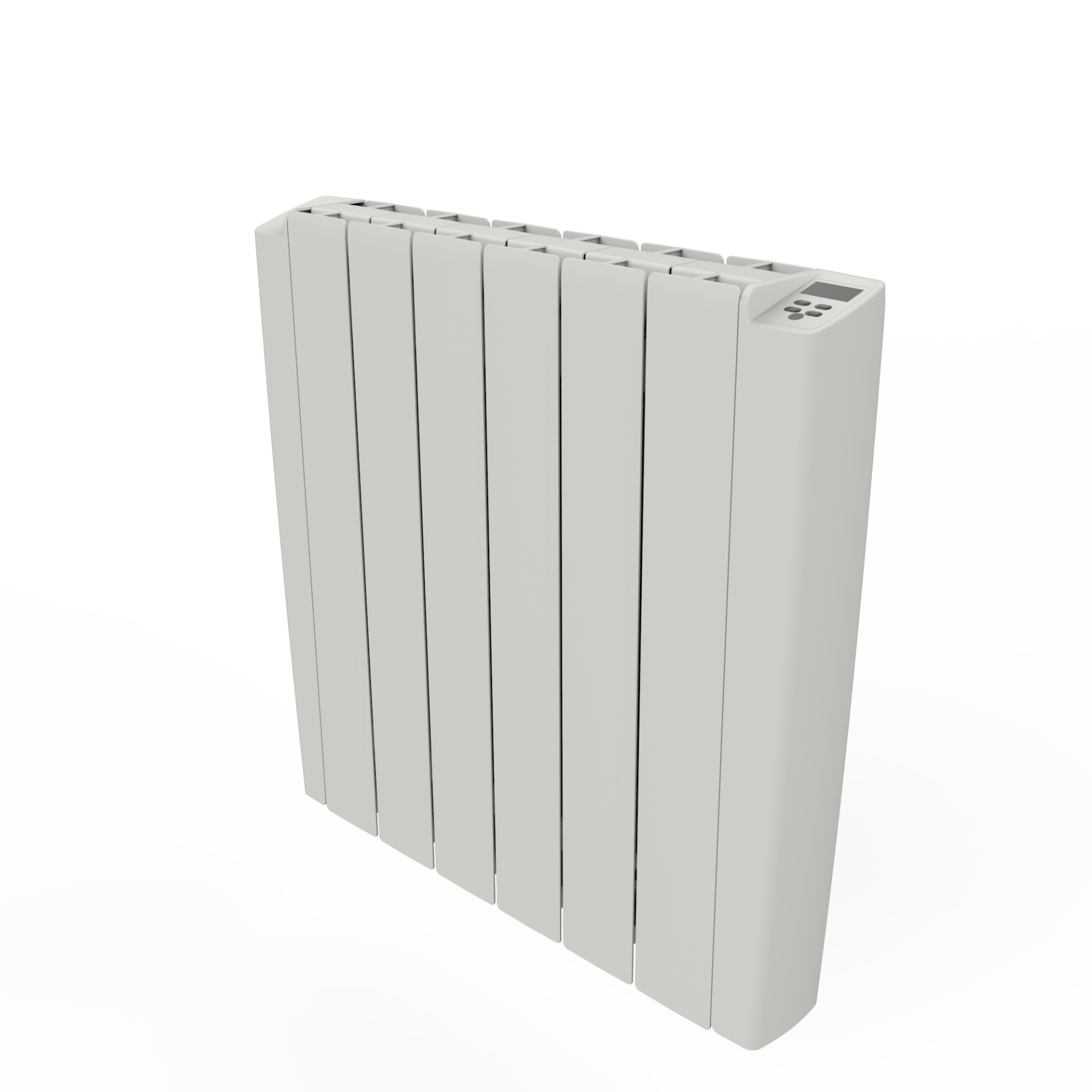 Elektrische Radiator Muur Aluminium Met Stekker en Afstandsbediening 2000W-580x1080mm - Luxurysanitair