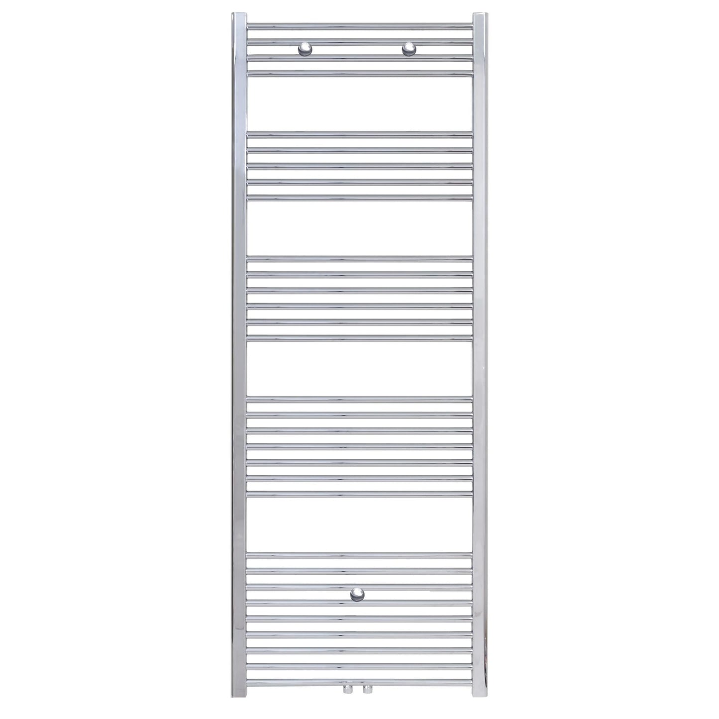 Belgrad Handdoekradiator Midden Aansluiting 1800x600 - Chroom - Luxurysanitair