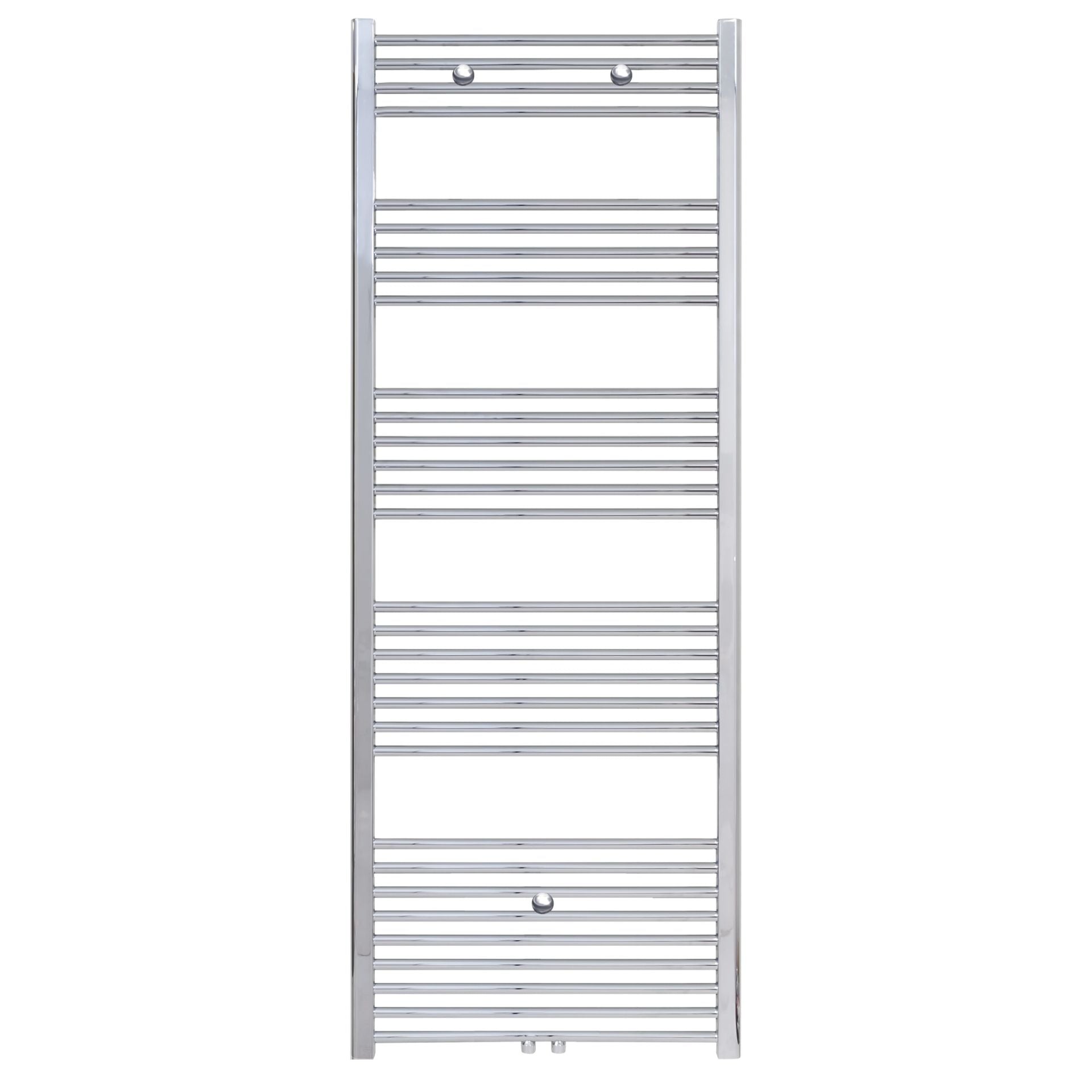 Belgrad Handdoekradiator Midden Aansluiting 1800x600 - Chroom - Luxurysanitair