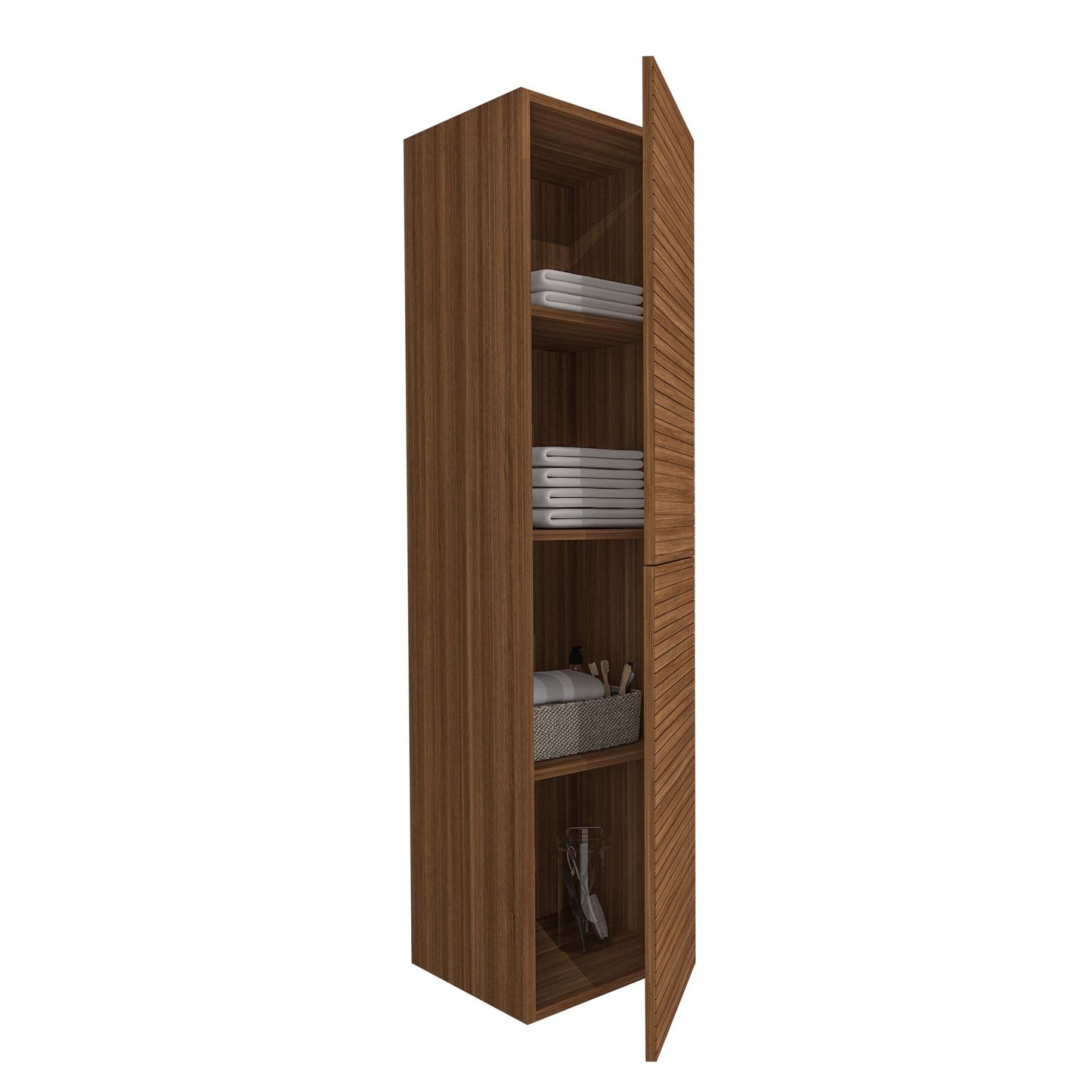 Elite Kolomkast Met Horizontaal Relief (160CM) - Luxurysanitair