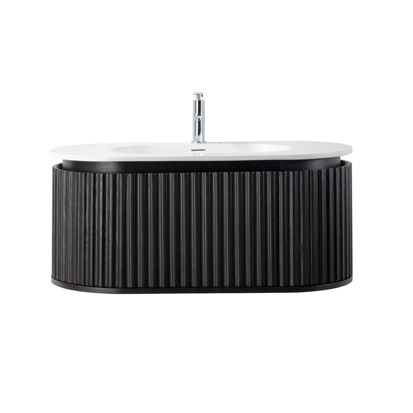 Begonia Wastafelonderkast 1 Lade Soft Close (99x42x52,5cm) - Luxurysanitair