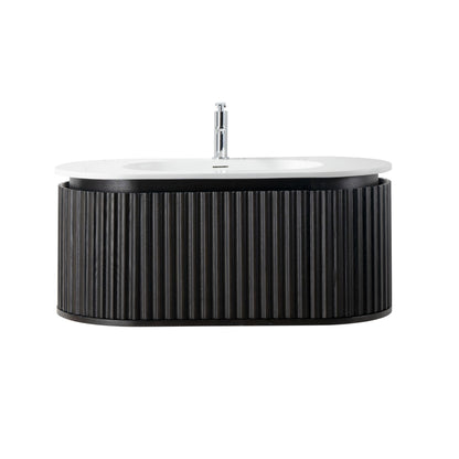 Begonia Wastafelonderkast 1 Lade Soft Close (99x42x52,5cm) - Luxurysanitair