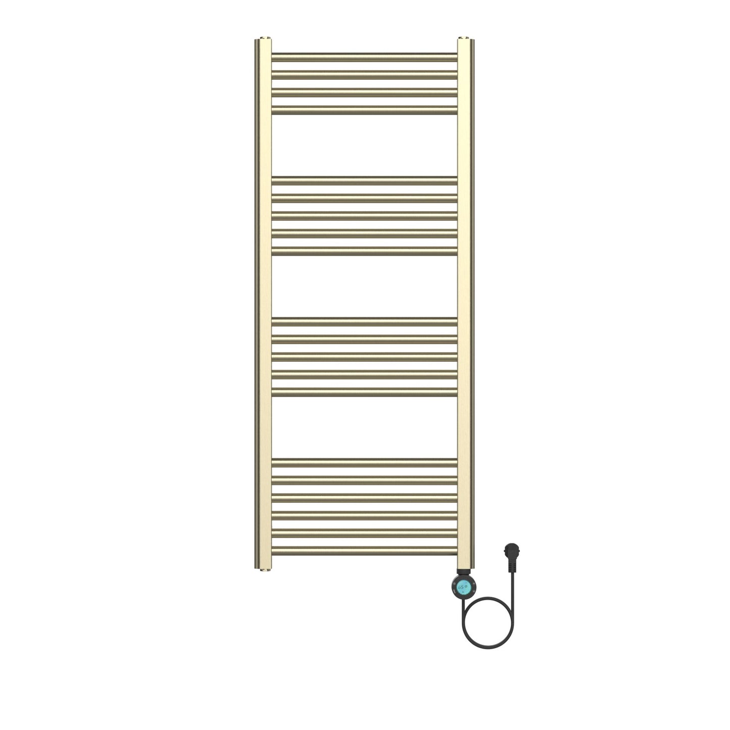 Belrad Elektrische Handdoekdroger Met Digitale Programeerbare Thermostaat Smart Wifi Aansluiting Rechts 700W - 1200x500mm - Luxurysanitair