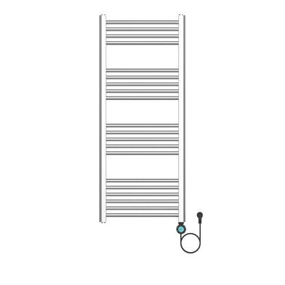 Belrad Elektrische Handdoekdroger Met Digitale Programeerbare Thermostaat Smart Wifi Aansluiting Rechts 700W - 1200x500mm - Luxurysanitair