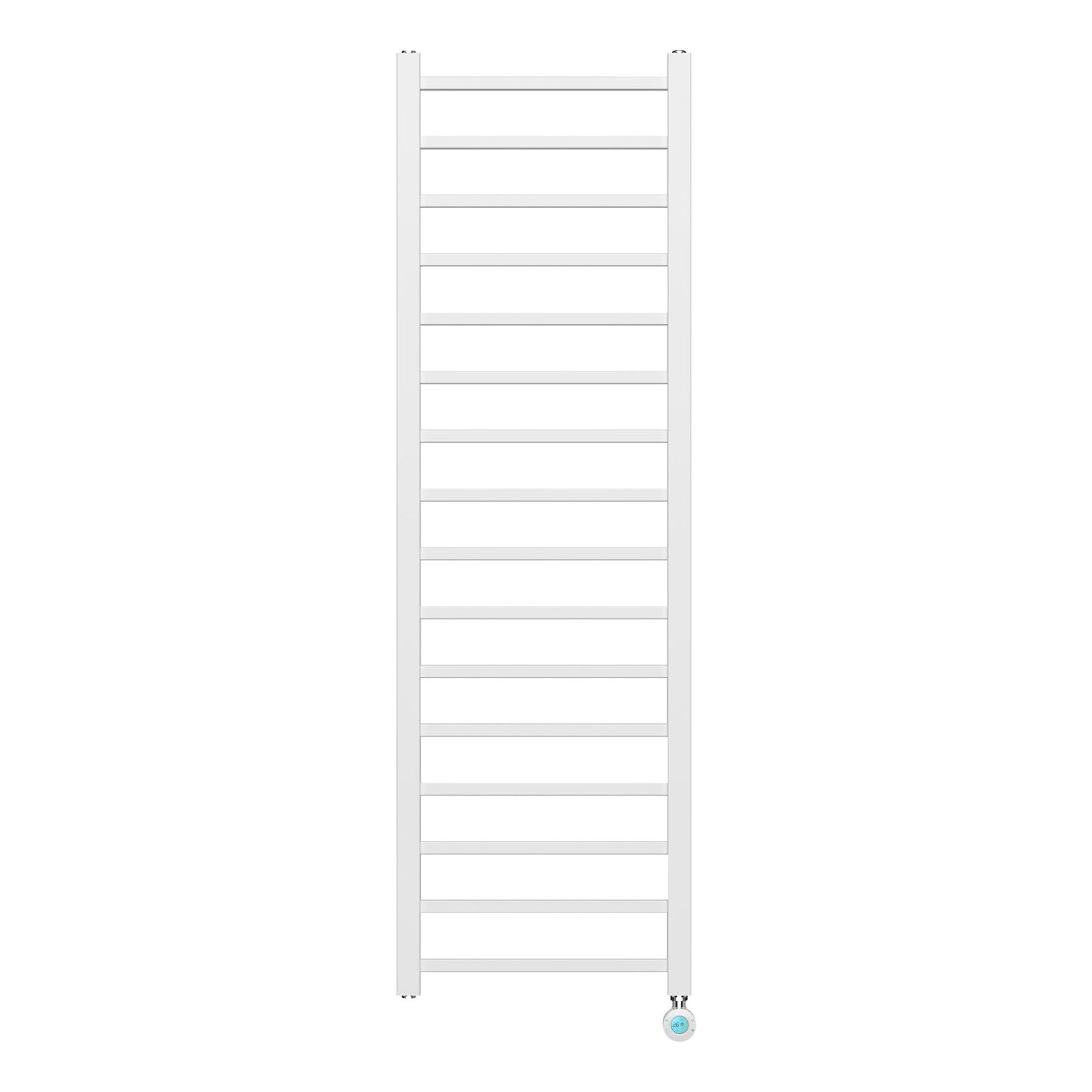 Belrad Elektrische Handdoekdroger Met Digitale Programeerbare Thermostaat Aansluiting Rechts 551W - 1600x500mm - Luxurysanitair