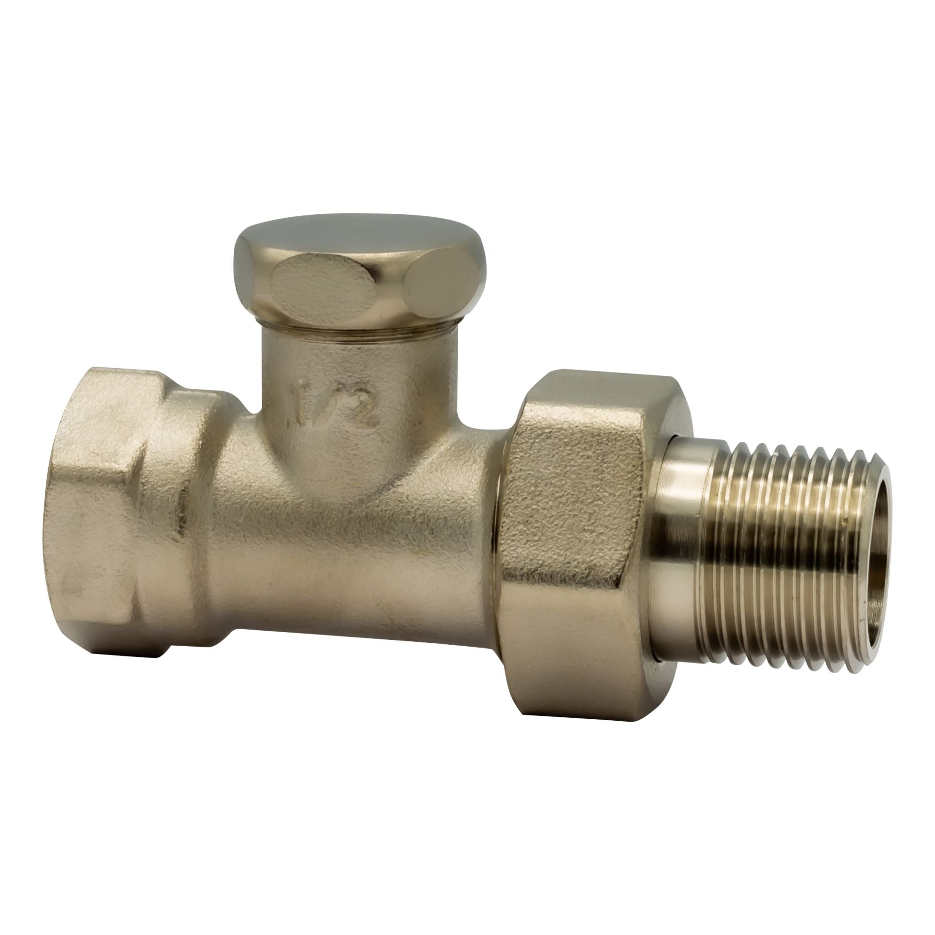 Retourkraan Recht 1/2"MV - Luxurysanitair