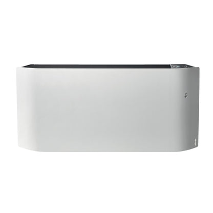 Atlantic Elektrische Radiator Wit Muur Met Stekker + Program 2000W-BxH:119x56,5 - Luxurysanitair