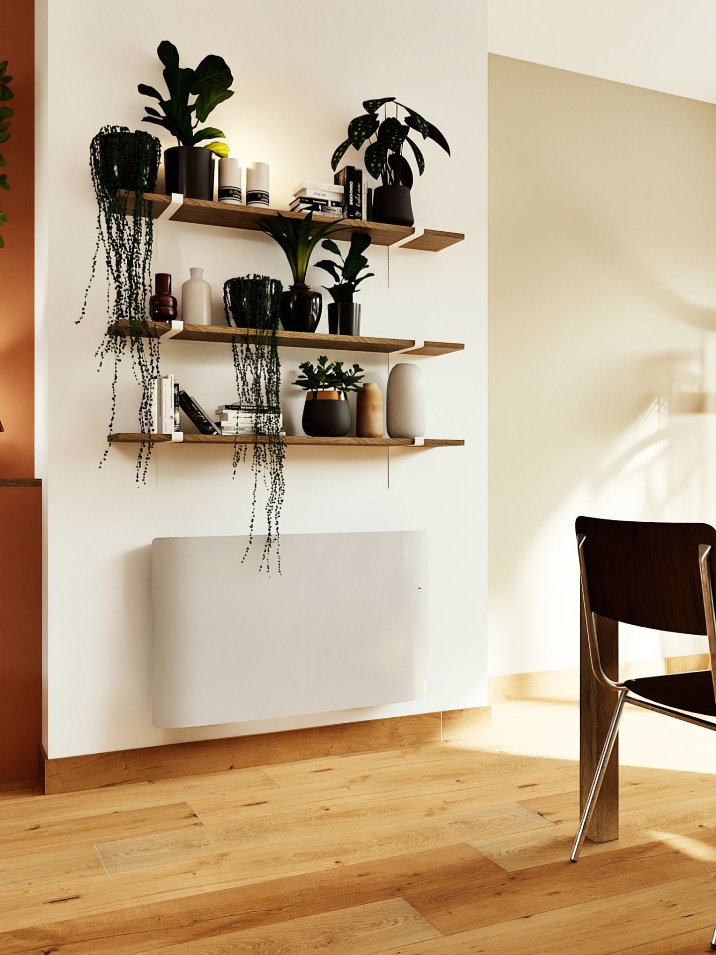 Atlantic Elektrische Radiator Wit Muur Met Stekker + Program 2000W-BxH:119x56,5 - Luxurysanitair