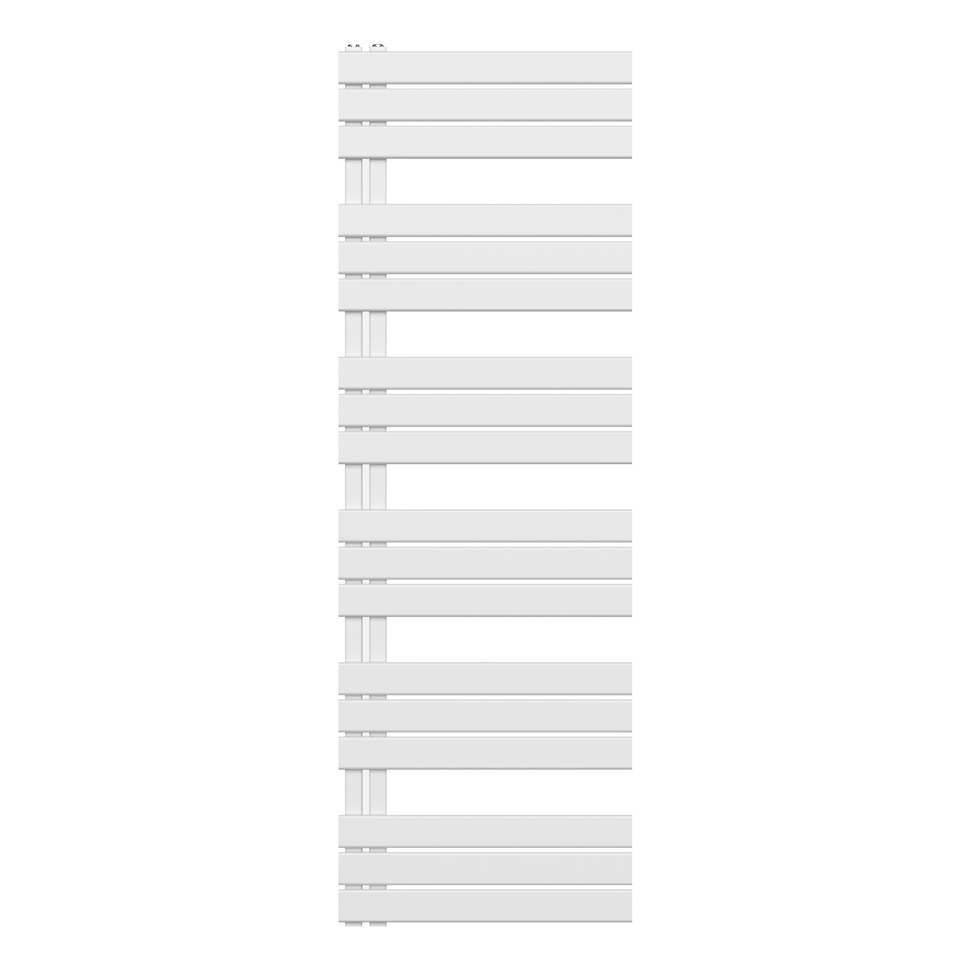Handdoek Radiator Links Aansluiting/Comb Wit 1800x600 1021W - Luxurysanitair