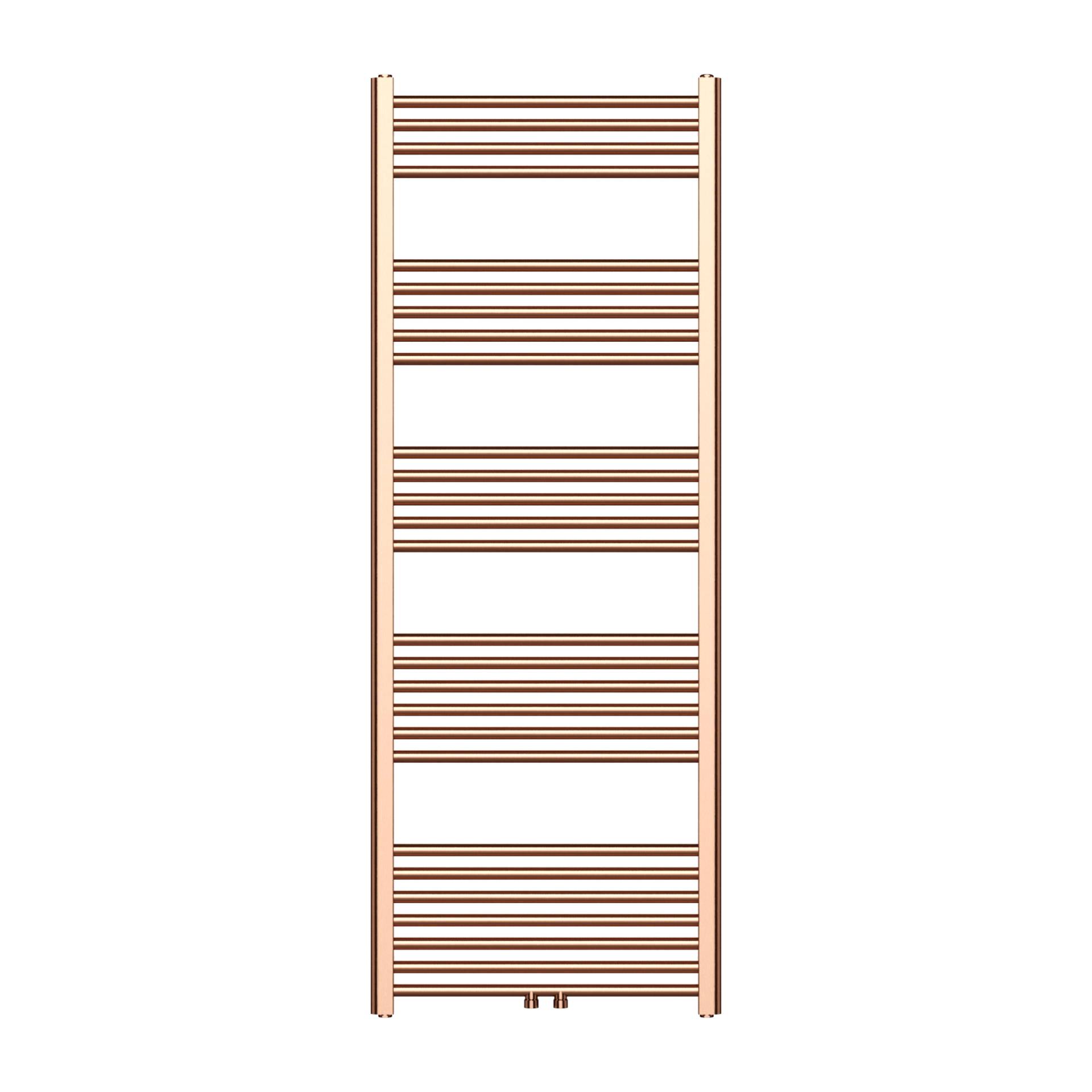 Belrad Handdoekdroger Links/Rechts Middenaansluiting 557 Watt - 1600x600mm - Geborsteld Koper - Luxurysanitair