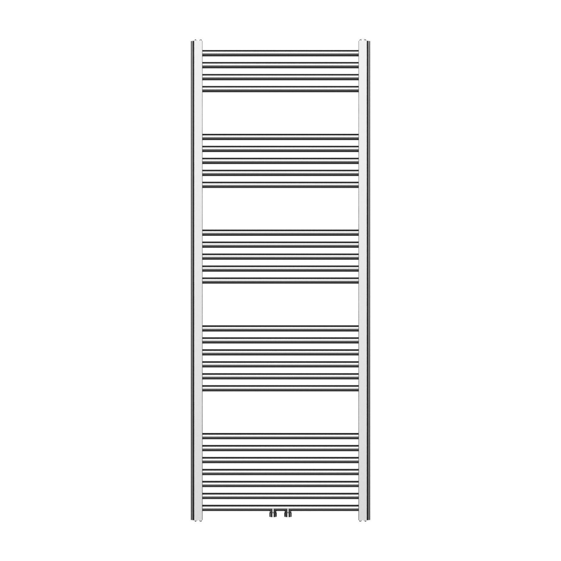 Belrad Handdoekdroger Links/Rechts Middenaansluiting 414 Watt - 1200x600mm - Geborsteld RVS - Luxurysanitair