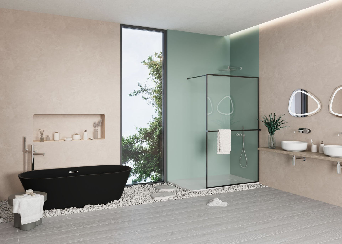Aloni Bauci Vrijstaand Bad Solid Surface 170x80x58,5cm - Luxurysanitair