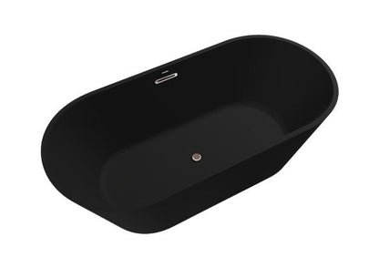 Aloni Bauci Vrijstaand Bad Solid Surface 170x80x58,5cm - Luxurysanitair