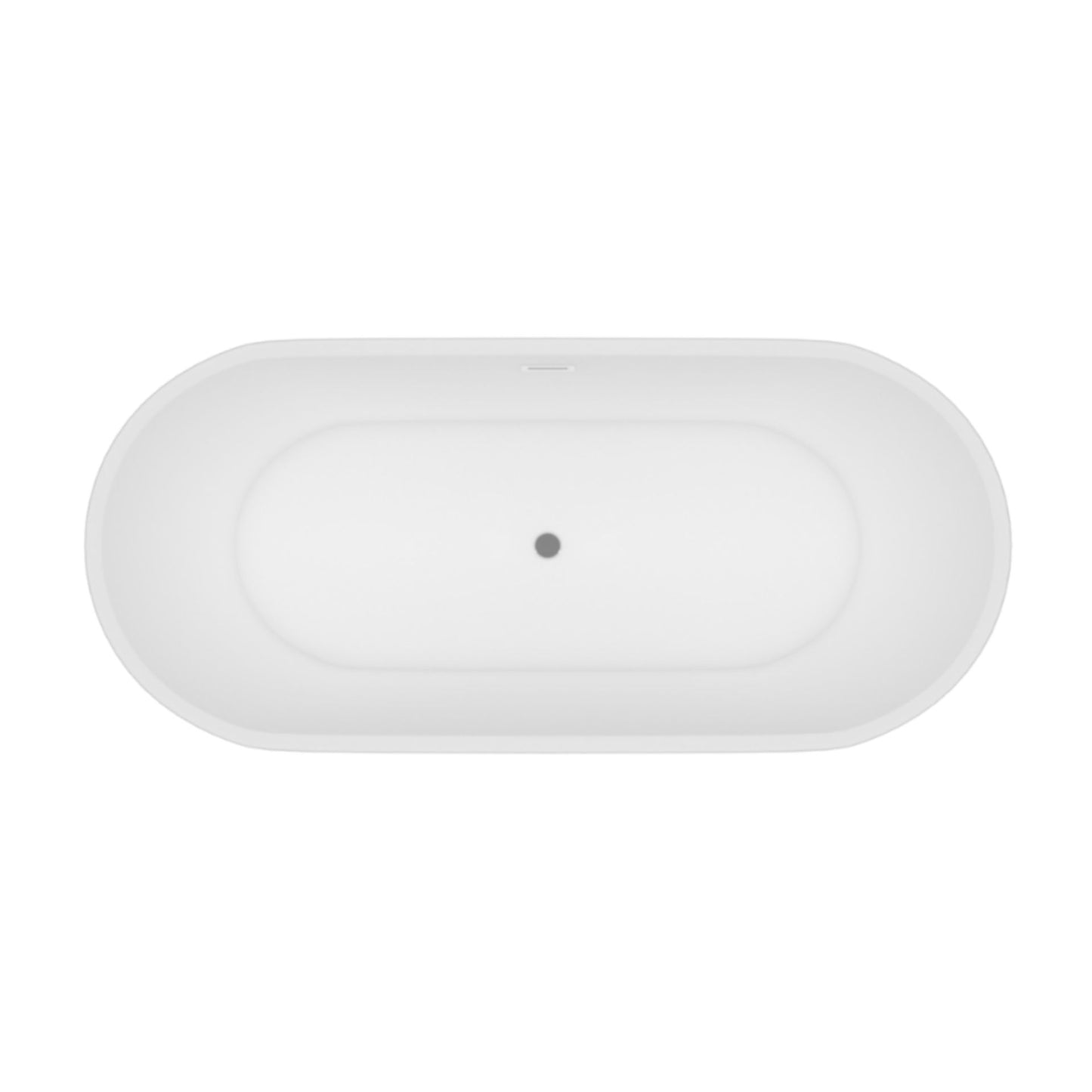Aloni Bauci Vrijstaand Bad Solid Surface 170x80x58,5cm - Luxurysanitair