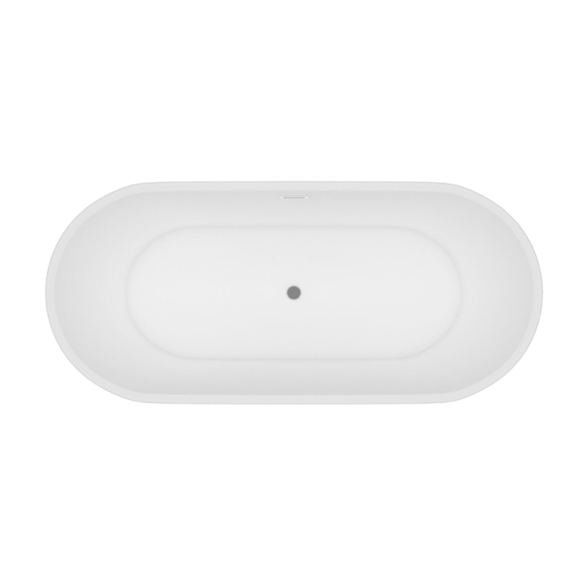 Aloni Bauci Vrijstaand Bad Solid Surface 170x80x58,5cm - Luxurysanitair