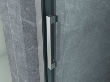 Aloni 3-Delige Nis 8mm 100x200cm Chroom - Luxurysanitair