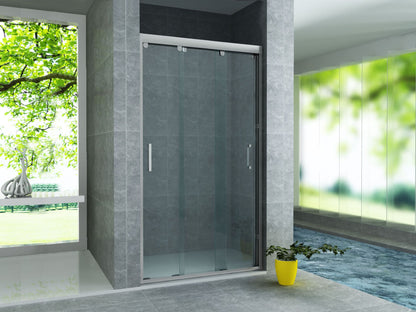 Aloni 3-Delige Nis 8mm 90x200cm Chroom - Luxurysanitair