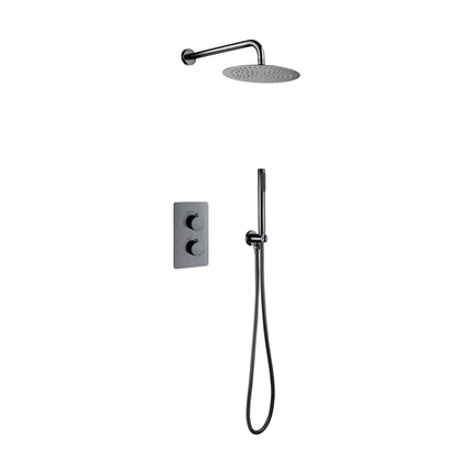 Aloni Inbouw Thermostatische Doucheset Met Regendouchekop Ø25cm - Luxurysanitair