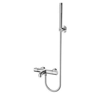 Aloni Bad En Douchemengkraan Thermostatisch Met Doucheslang - 150 CM - Luxurysanitair